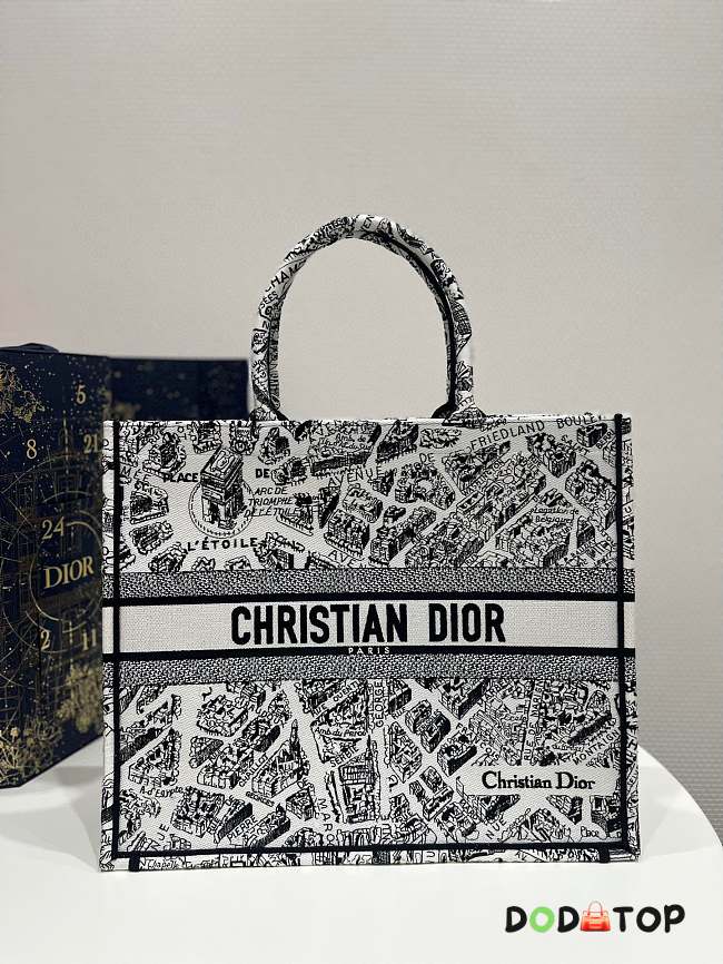 Dior Book Tote Plan De Paris Large Size 41.5 cm - 1