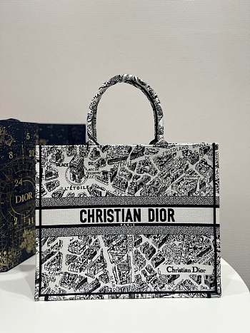 Dior Book Tote Plan De Paris Large Size 41.5 cm