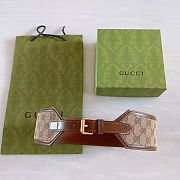 Gucci Wide Belt Square Buckle 7.0 cm - 1
