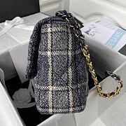 Chanel Denim 19 Flap Bag AS1160 Bag Size 30 cm - 4