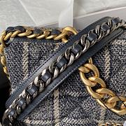 Chanel Denim 19 Flap Bag AS1160 Bag Size 30 cm - 3