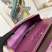 Chanel Flap Mirage Lambskin Shoulder Bag AS1112 Purple Size 25.5 x 15.5 x 6.5 cm - 6