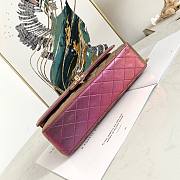 Chanel Flap Mirage Lambskin Shoulder Bag AS1112 Purple Size 25.5 x 15.5 x 6.5 cm - 5