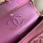 Chanel Flap Mirage Lambskin Shoulder Bag AS1112 Purple Size 25.5 x 15.5 x 6.5 cm - 3
