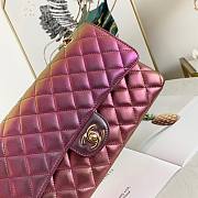 Chanel Flap Mirage Lambskin Shoulder Bag AS1112 Purple Size 25.5 x 15.5 x 6.5 cm - 2