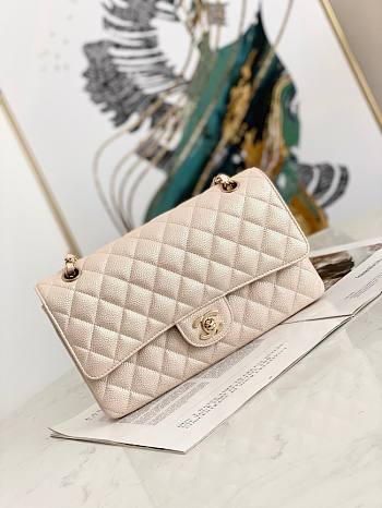 Chanel Flap Mirage Lambskin Shoulder Bag AS1112 Cream Size 25.5 x 15.5 x 6.5 cm