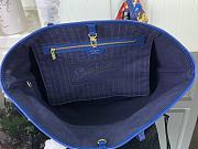 Louis Vuitton Monogram Idylle Neverfull MM Tote Bag Blue Size 32 x 29 x 17 cm - 6