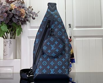 Louis Vuitton Duo Shoulder Bag M46562 Size 20 x 42 x 6 cm
