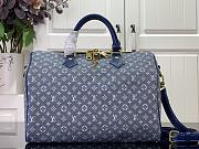 Louis Vuitton LV Speedy 30 Handbag Blue Size 30 x 21 x 17 cm - 1