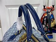 Louis Vuitton LV Speedy 30 Handbag Blue Size 30 x 21 x 17 cm - 5