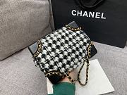 Chanel Wool Bucket Shoulder Handbag Size 20 × 18 × 13 cm - 3