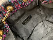 Chanel Wool Bucket Shoulder Handbag Pink Size 20 × 18 × 13 cm - 3