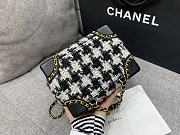 Chanel Wool Bucket Shoulder Handbag 01 Size 20 × 18 × 13 cm - 5