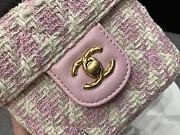 Chanel Handle Cosmetic Bag Pink Size 12.5 x 15 x 8 cm - 6