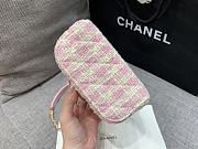Chanel Handle Cosmetic Bag Pink Size 12.5 x 15 x 8 cm - 4