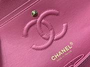Chanel Flap Bag Caviar Pink Gold Hardware Size 23 cm - 5