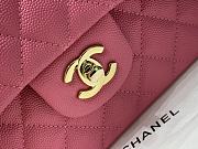 Chanel Flap Bag Caviar Pink Gold Hardware Size 23 cm - 6
