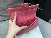Chanel Flap Bag Caviar Pink Gold Hardware Size 23 cm - 3