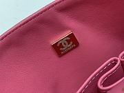 Chanel Flap Bag Caviar Pink Gold Hardware Size 23 cm - 2