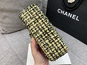 Chanel Tweed Flap Bag Yellow Size 20 cm - 5