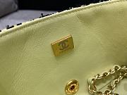 Chanel Tweed Flap Bag Yellow Size 20 cm - 3