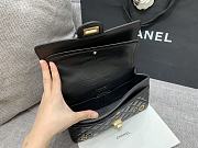 Chanel Lambskin Flap Bag Black Size 25 cm - 6