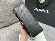 Chanel Lambskin Flap Bag Black Size 25 cm - 5