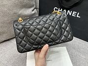 Chanel Lambskin Flap Bag Black Size 25 cm - 3