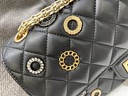 Chanel Lambskin Flap Bag Black Size 25 cm - 4