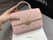 Chanel Caviar Handle Bag Pink Size 23 cm - 2