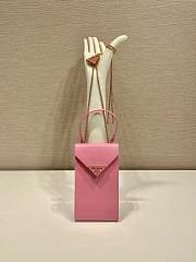 Prada Phone Bag 1BP050 Pink Size 10.5 x 18 x 3 cm - 1