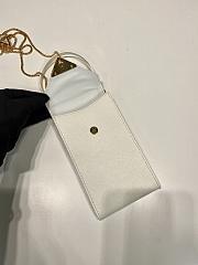 Prada Phone Bag 1BP050 White Size 10.5 x 18 x 3 cm - 4