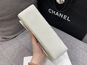 Chanel Caviar Handle Bag White Size 23 cm - 4