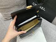 Chanel Caviar Handle Bag Black Size 23 cm - 4