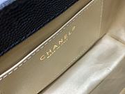Chanel Caviar Handle Bag Black Size 23 cm - 2
