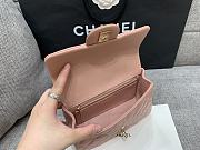 Chanel Mini Cf Handle Light Gold Hardware Pink Size 20 x 6 x 13 cm - 5