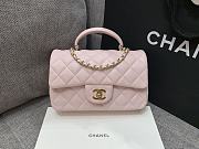Chanel Mini Cf Handle Light Gold Hardware Light Pink Size 20 x 6 x 13 cm - 5