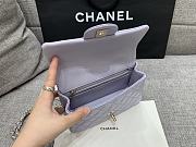 Chanel Mini Cf Handle Light Gold Hardware Purple Size 20 x 6 x 13 cm - 4