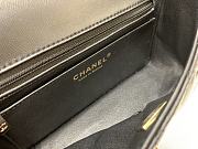 Chanel Mini Cf Handle Light Gold Hardware Black Size 20 x 6 x 13 cm - 3