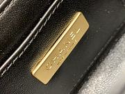 Chanel Handle Cosmetic Bag Black Size 12.5 x 15 x 8 cm - 4