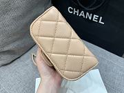 Chanel Handle Cosmetic Bag Beige Size 12.5 x 15 x 8 cm - 2