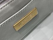 Chanel Handle Cosmetic Bag Light Green Size 12.5 x 15 x 8 cm - 6