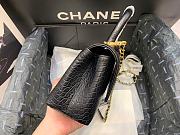 Chanel Coco Handle Bag Crocodile Pattern Black Size 23 x 13 x 9 cm - 5