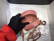 Chanel CL 19 Clutch With Chain Pink 01 Size 12 x 12 x 4.5 cm - 6