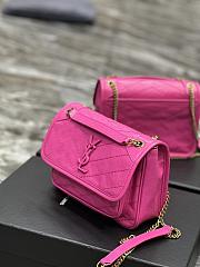 YSL Niki Rose Pink Size 22 × 16.5 × 12 cm - 6