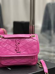 YSL Niki Rose Pink Size 22 × 16.5 × 12 cm - 3