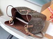Louis Vuitton LV M44887 Caramel Neonoe Bucket Bag Size 25 × 17 × 26 cm - 6