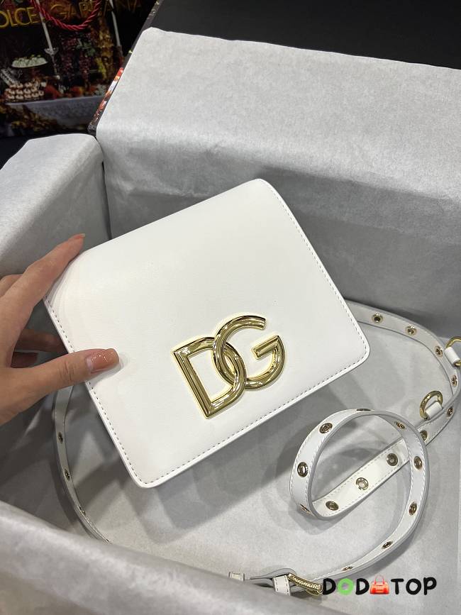 Dolce & Gabbana Crossbody Bag White Size 18 x 16 x 8 cm - 1