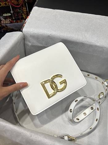 Dolce & Gabbana Crossbody Bag White Size 18 x 16 x 8 cm
