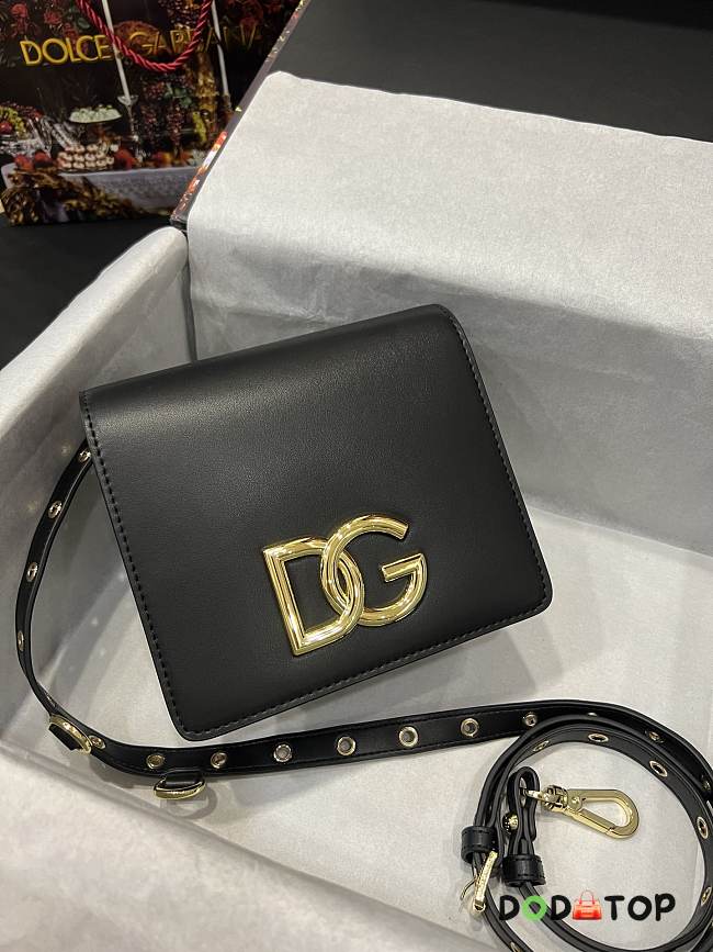 Dolce & Gabbana Crossbody Bag Black Size 18 x 16 x 8 cm - 1
